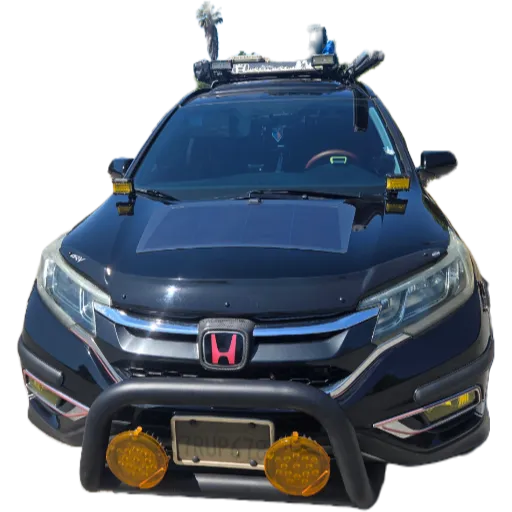Honda CR-V 4th and 5th Lensun 85W Hood Flexible Solar Panel