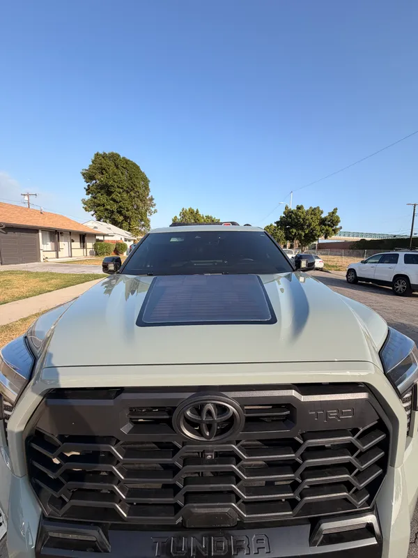 Toyota Tundra 3rd Gen Lensun 90W Hood Flexible Solar Panel